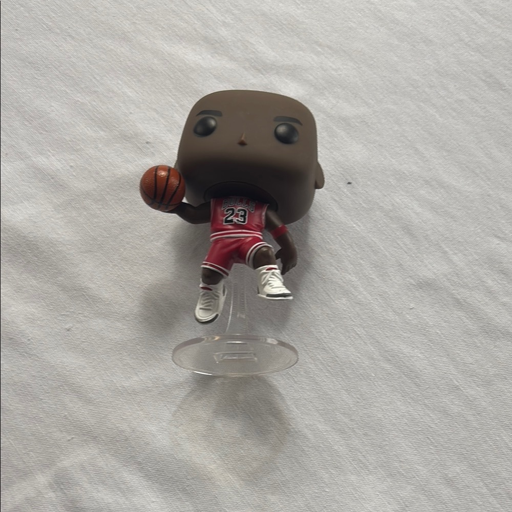 Funko Pop Figure with Red and Brown Accents